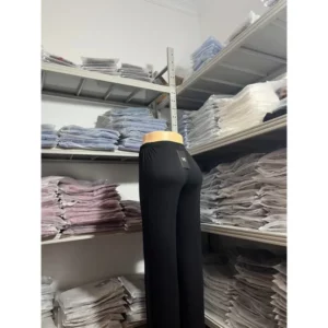 Ladies Casual Fashion Simplicity Solid Color Yoga Fitness Waist Thin Hip Trousers Zipper Design V-waist Straigh Casual Trousers - Image 4