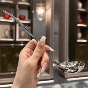 Stainless Steel Soup Spoon Deepen Large Capacity Spoon Silver Mirror Polished Flatware Soup Rice Home Kitchen Tableware - Image 5