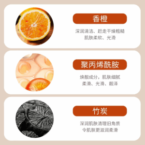 Coconut Exfoliating Cream Facial Scrub Moisturizing Nourishing Beauty Skin Care Repair Scrubs Face Cream Pomegranate Green Tea - Image 4