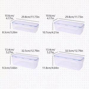 Plastic Bread Storage Box Airtight Food Storage Container Sandwich Bread Keeper With Lid Loaf Bread Container Kitchen Organizer - Image 7