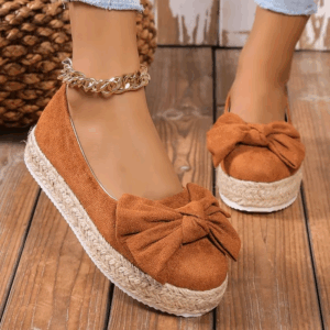 Fashion Loafers Women's Thick Platform Slip-On Espadrilles Shoes Woman Spring Summer Breathable Non-Slip Flats Shoes Plus Size - Image 2