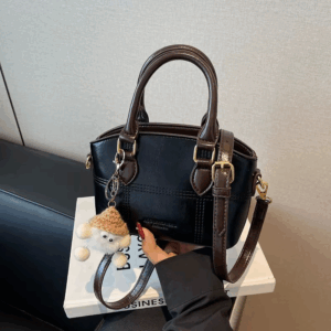 Fashion Small Shoulder Bag for Women Faux Leather Crossbody Purse Elegant Handbag Lightweight Casual Tote Bag with Zipper Pocket - Image 4