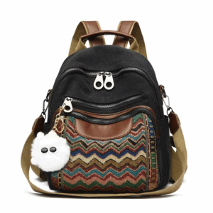 Casual National Style Denim Backpacks New Luxury Designer Bags for Women Bohemian Large Capacity Exquisite Stylish School Bag - Image 2