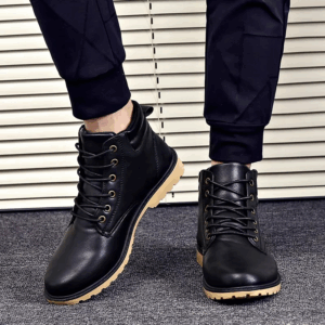 Brand New Men's Leather Shoes Korean Trend Comfortable Loafer Men Shoes British Fashion Men High Top Sneakers New Moccasins Men - Image 2