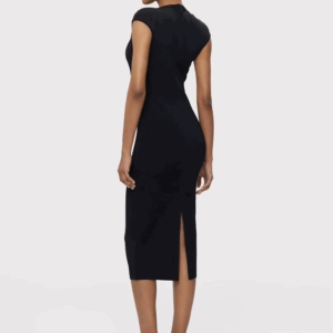 2025 New Summer Women Short Sleeve Sexy Shinning Crystal Bodycon Mid-calf Bandage Dress Celebrate Evening Party Birthday Outfit - Image 5