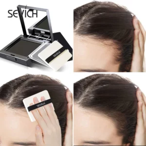 Sevich 12g Hair Shadow Powder Temporary White Grey Cover Up Hair Line Edge control Hair Color Makeup Hair Care Concealer - Image 4