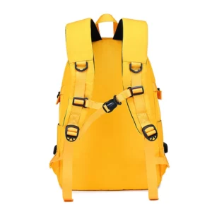 Fengdong fashion yellow backpack children school bags for girls waterproof oxford large school backpack for teenagers schoolbag - Image 6