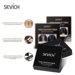 Sevich 12g Hair Shadow Powder Temporary White Grey Cover Up Hair Line Edge control Hair Color Makeup Hair Care Concealer - Image 3