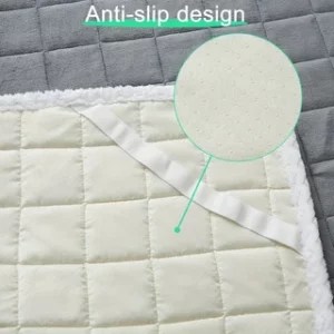 Milk Velvet Mattress Pad Soft Breathable Bedding Protector Queen Size Comfortable Quilted Top Mattress Cover - Image 7