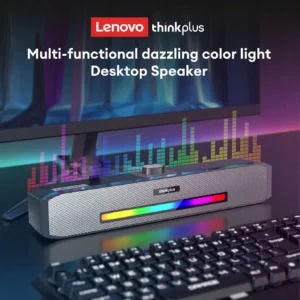 Original Lenovo TS33 AUX Bluetooth 5.0 Speaker 360 Home Movie Surround Sound Bar Audio Speaker For Desk Computer Subwoofer - Image 1