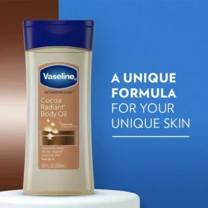 Vaseline Cocoa Body Luminous Oil 200ml Long-lasting Moisturizing Skin Care Oil Body Brightening Anti-drying Essence Care Product - Image 3