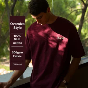 SIMWOOD Summer New Super Loose Heavyweight 300gsm Slub Cotton T-shirts Men Letter Embroidery Tops - Image 1