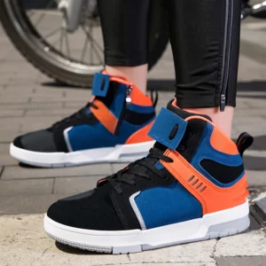 Motorcycle Boots Breathable Men Motorbike Sneaker Microfiber Leather Adventure Touring Boots Motorcyclist Shoes Anti-slip - Image 9