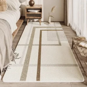 VIKAMA simple geometric carpet, anti-slip and anti-drop floor mat, bedroom, living room, coffee table, interior decoration - Image 6