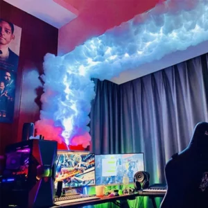 Gaming Room Wall Light Bar Atmosphere Party Festival Decor LightsRGB Thunder Cloud Lamp Led , DIY Creative Cloud Lights Strip， - Image 6