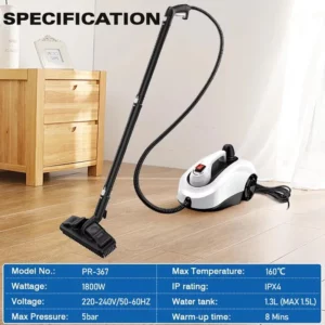 Steam Cleaner High Pressure Portable Indoor Electric Handheld Carpet Floor Car Steam Mop - Image 6