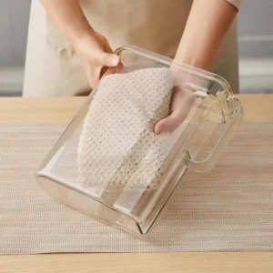 3L Food Storage Containers With Measuring CupTreat Box Containers for Kitchen Pantry Organization Containers for Rice Dispenser - Image 6