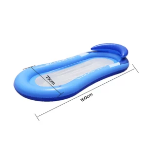 Outdoor Foldable Water Hammock Inflatable Floating Row PVC Summer Air Mattresses Swimming Pool Lounge Chair Water Sleeping Bed - Image 5