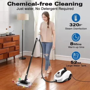 Steam Cleaner High Pressure Portable Indoor Electric Handheld Carpet Floor Car Steam Mop - Image 3