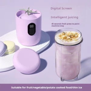 Xiaomi Portable Blender USB Rechargeable Cordless Mini Juicer Mixer for Smoothie Shake Protein Travel Sports Bottle Juicer Cup - Image 3