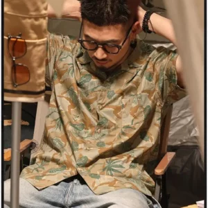 Summer Short-sleeved Floral Shirt Men Retro Hong Kong Style Quick-drying Summer Cardigan Trendy - Image 4