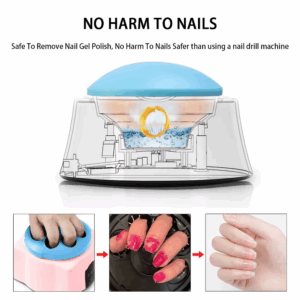 Electric Steam Gel Nail Remover Upgraded Acrylic Nail Polish Removal Box Nail Polish Beauty Salon Machine for Nail Gel Polish - Image 5
