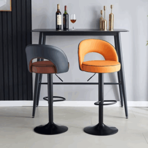 Light Luxury Bar Stool Modern Counter Height Chair with Backrest Lift Adjustment Kitchen Island Seat Hotel Reception Stools - Image 7