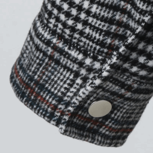 Men's Lattice Open Jacket Casual Coat Men's Insulated Cargo Multi Pocket Jacket Coat - Image 2