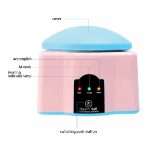 Electric Steam Gel Nail Remover Upgraded Acrylic Nail Polish Removal Box Nail Polish Beauty Salon Machine for Nail Gel Polish - Image 3