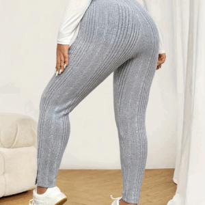 Plus Size 1XL-5XL Fashionable Women's Solid Color Slim Leggings Pants Ladies Casual Lace Up Pants Women's Casual Cropped Pants - Image 6