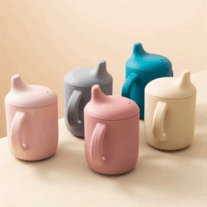 1PCS Baby Feeding Silicone Cups For Infants And Young Children Portable Learning Hand Shank Drinking Water Cups Baby Stuff - Image 5