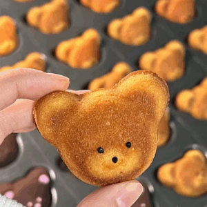 1 PC 4/6/9 Holes Cute Bear Panda Baking Mold Non-Stick Carbon Steel Baking Pan DIY Candy Biscuit Mould Cake Decoration Tools - Image 3