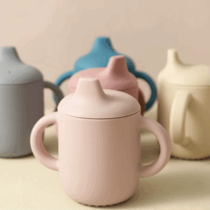 1PCS Baby Feeding Silicone Cups For Infants And Young Children Portable Learning Hand Shank Drinking Water Cups Baby Stuff - Image 6