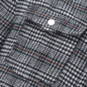 Men's Lattice Open Jacket Casual Coat Men's Insulated Cargo Multi Pocket Jacket Coat - Image 3