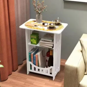 Nordic Style Wooden Storage Table Multipurpose for Bedside Living Room Office Organizer Portable Mini Square Design Coffee Table - Image 9