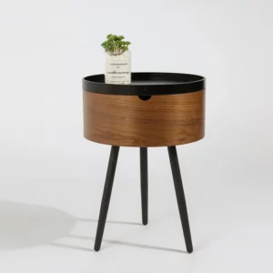 Italian minimalist round combination coffee table small apartment living room side table light luxury balcony coffee table - Image 3