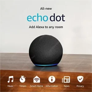 Original Echo Dot 5th Generation Smart Speaker WiFi Sound Alexa Clock Children - Image 1