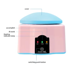 Electric Steam Gel Nail Remover Upgraded Acrylic Nail Polish Removal Box Nail Polish Beauty Salon Machine for Nail Gel Polish - Image 9