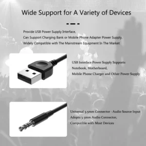 Desktop 2.0 Notebook Mini Audio USB Active Home Multimedia Mobile Phone Computer Digital Speaker - Image 6