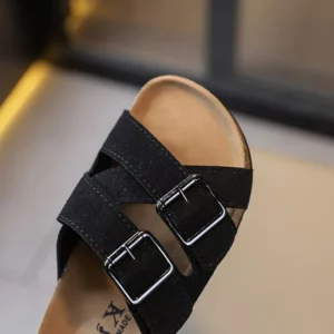 2025 New Summer Fashion Children Cork Sandals Girls Slippers Children's Slippers Cork Boys Sandals Slippers Kids Shoes for Girl - Image 2