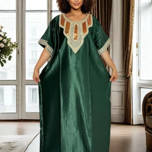 Party Casual Dress Fashion Abayas Boubou Dashiki Ankara Outfits Evening Gown Dubai Kaftan Robe Nightdress - Image 5
