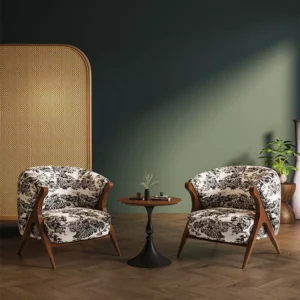 Reading Velvet Modern Chair Table Set Luxury Italian Design Hotel Armchair Bedroom Balcony Accent Sillas Nordic Furniture - Image 3