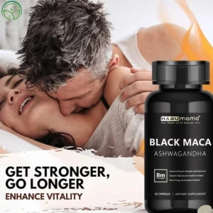 Male Enhancing Supplement with Black Maca, Stamina & Energy, Men's Muscle Enlargement - Image 3