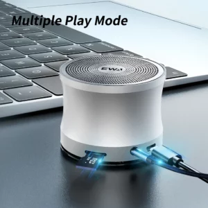 TWS Bluetooth Speaker Metal Portable Music Speakers With AUX-IN, Micro SD, Microphone, Hands-Free For Home Sound Box - Image 1