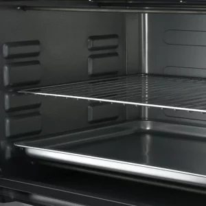l # 55L Large Capacity Electric Oven for Baking Bread Pizza Visual Glass Door 2 in 1 Oven Home Kitchen - Image 6