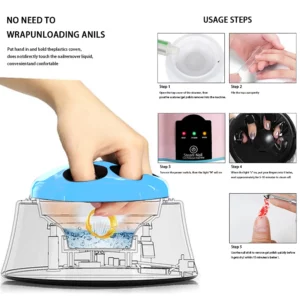 Electric Steam Gel Nail Remover Upgraded Acrylic Nail Polish Removal Box Nail Polish Beauty Salon Machine for Nail Gel Polish - Image 2