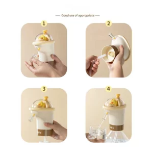 Electric Drinking Water Pump Cartoon Electric Water Dispenser Mini Fully Automatic Water Dispenser for Kitchen Work Area Home - Image 4