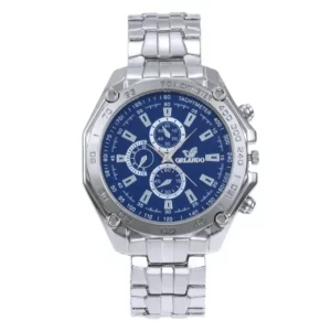 Men Watches Quartz Silver Gold Stainless Steel Quartz Wristwatch Male Clock Classic Dress Business Pilot Luxury Watch Reloj - Image 4