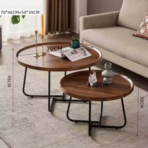 Nordic Luxury Simple Modern Design Multi-Functional Coffee Table for Small Apartment Wooden Furniture for Tea & Living Room Use - Image 3
