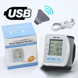 Medical Digital Wrist Blood Pressure Monitor Heart Rate Pulse Meter Measure Sphygmomanometer PR LCD Screen Portable Health Care - Image 5